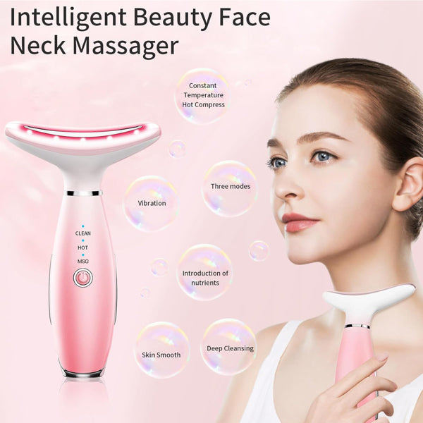 Facial And Neck Massager Device