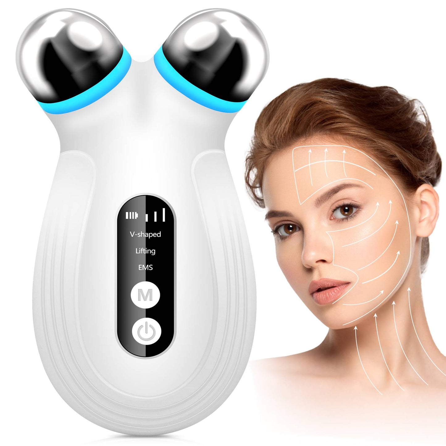 Anti Aging Wrinkles Microcurrent Facial Device